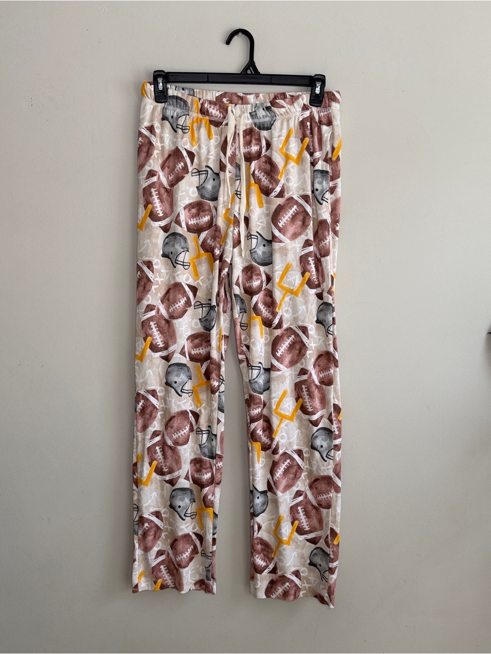 Burt’s Bees Baby Men’s Football Print Pajama Pants L